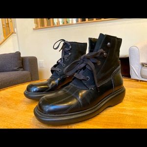 Gucci combat boots